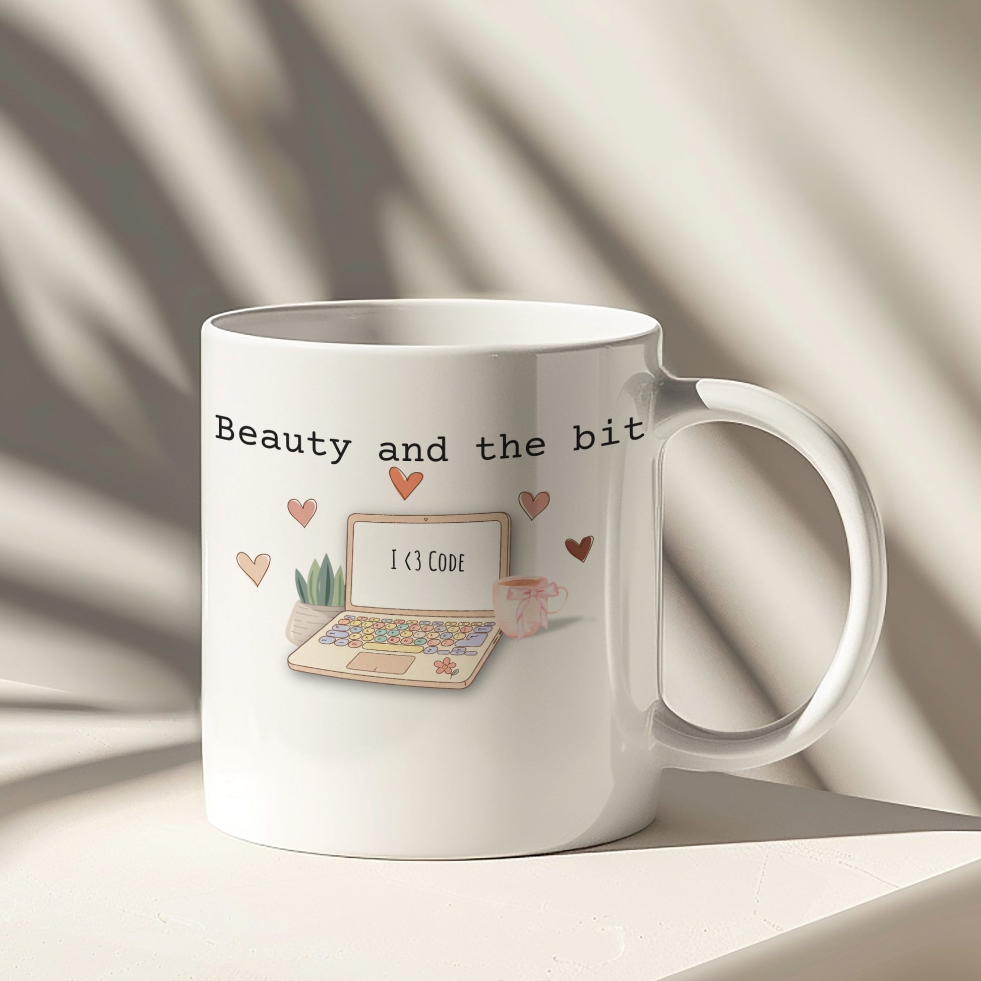 Beauty and the Bit I C3 Code Design Mug