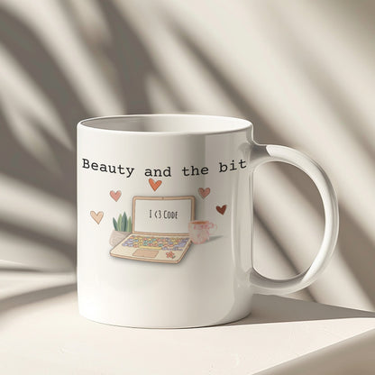 Beauty and the Bit I C3 Code Design Mug