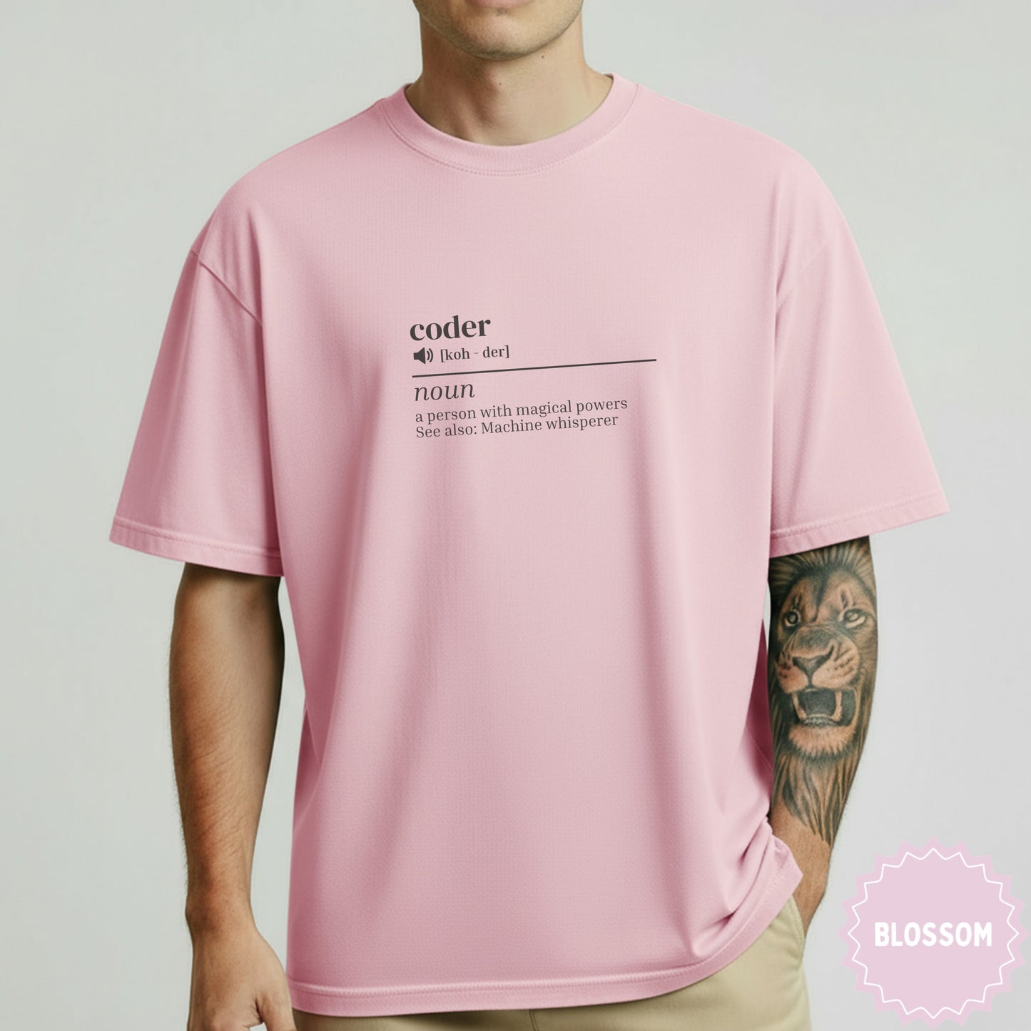 Coder Definition Graphic Blossom Product for Tech Enthusiasts