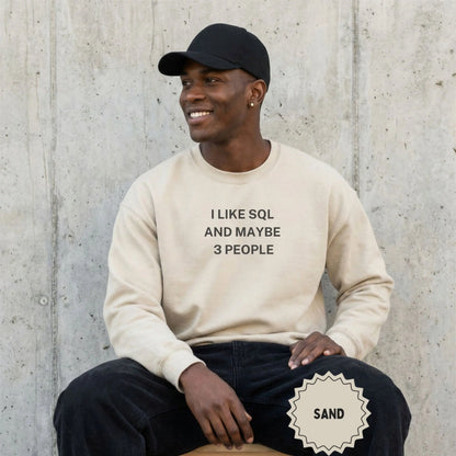 I Like SQL And Maybe 3 People Sweatshirt