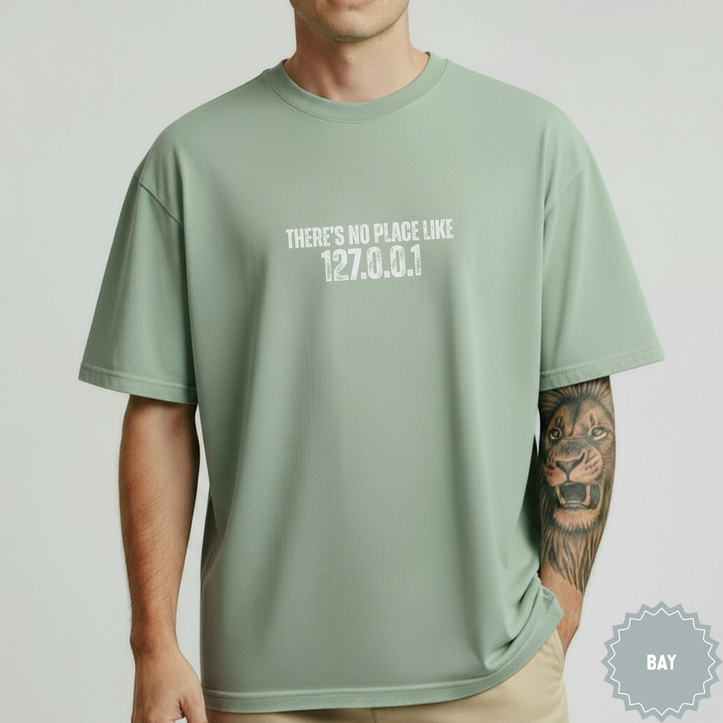 There's No Place Like 127.0.0.1 Printed T-Shirt