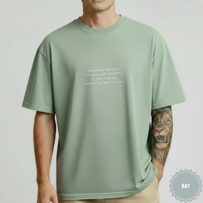 Roses are Hex Code Coding Love Quote Shirt