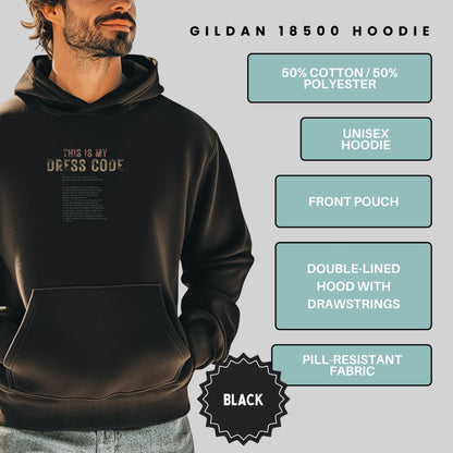Gildan 18500 Hoodie This Is My Dress Code Unisex Hoodie