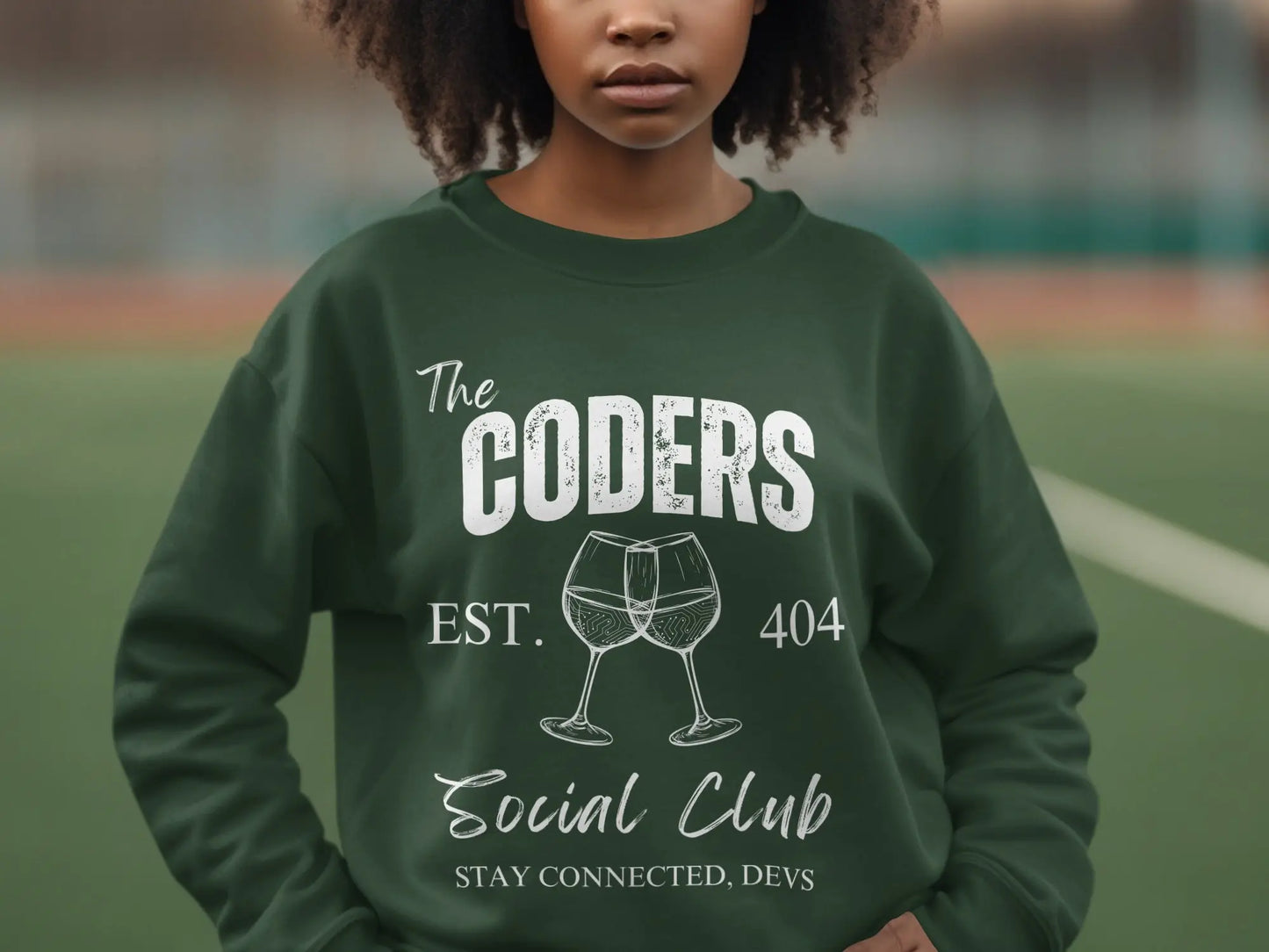 The Coders EST. 404 Social Club Stay Connected Sweatshirt