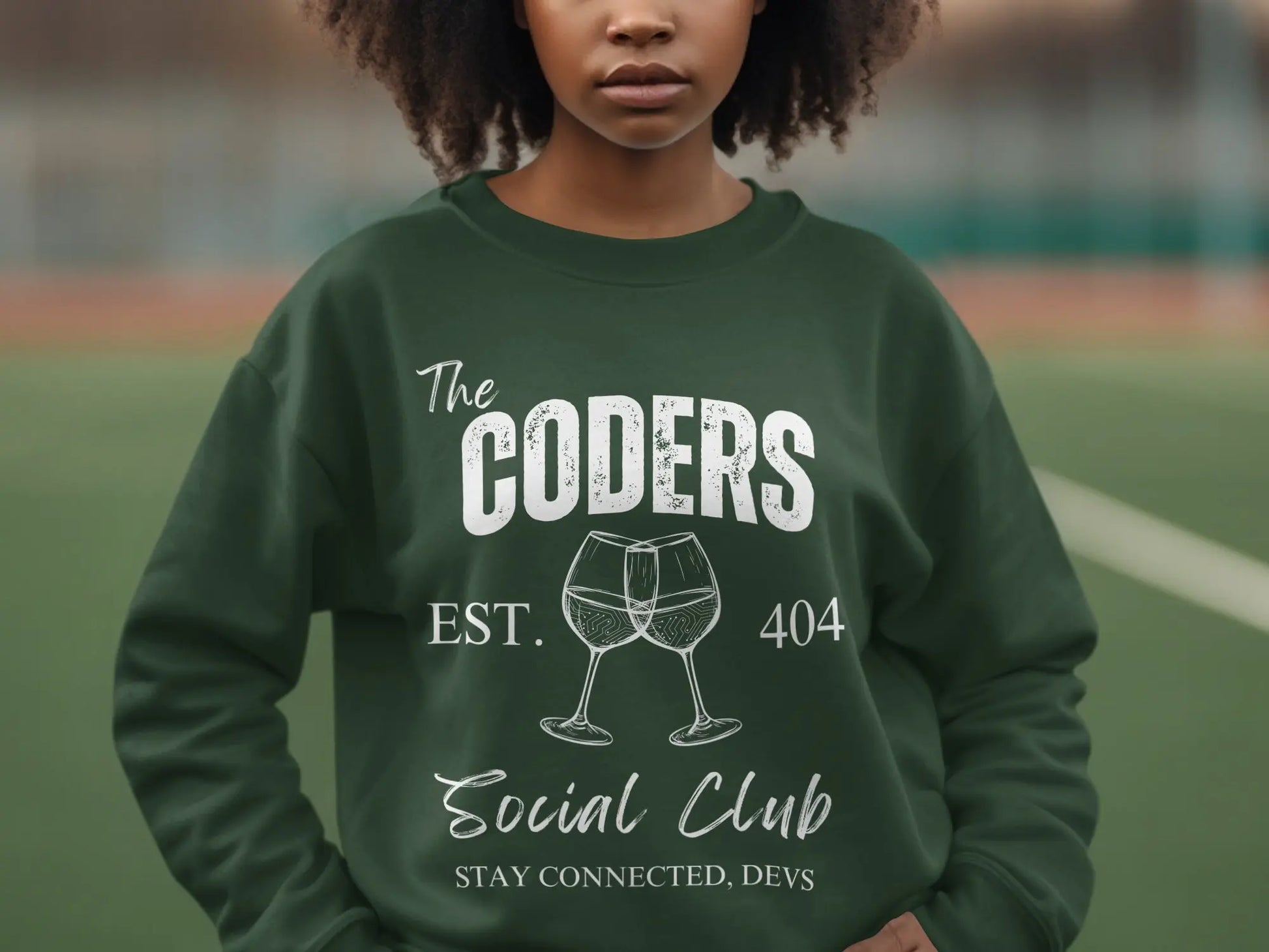 The Coders EST. 404 Social Club Stay Connected Sweatshirt