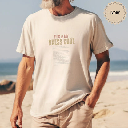 This Is My Dress Code Ivory Graphic Tee