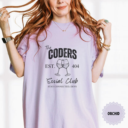 The Coders Social Club Stay Connected Devs Shirt