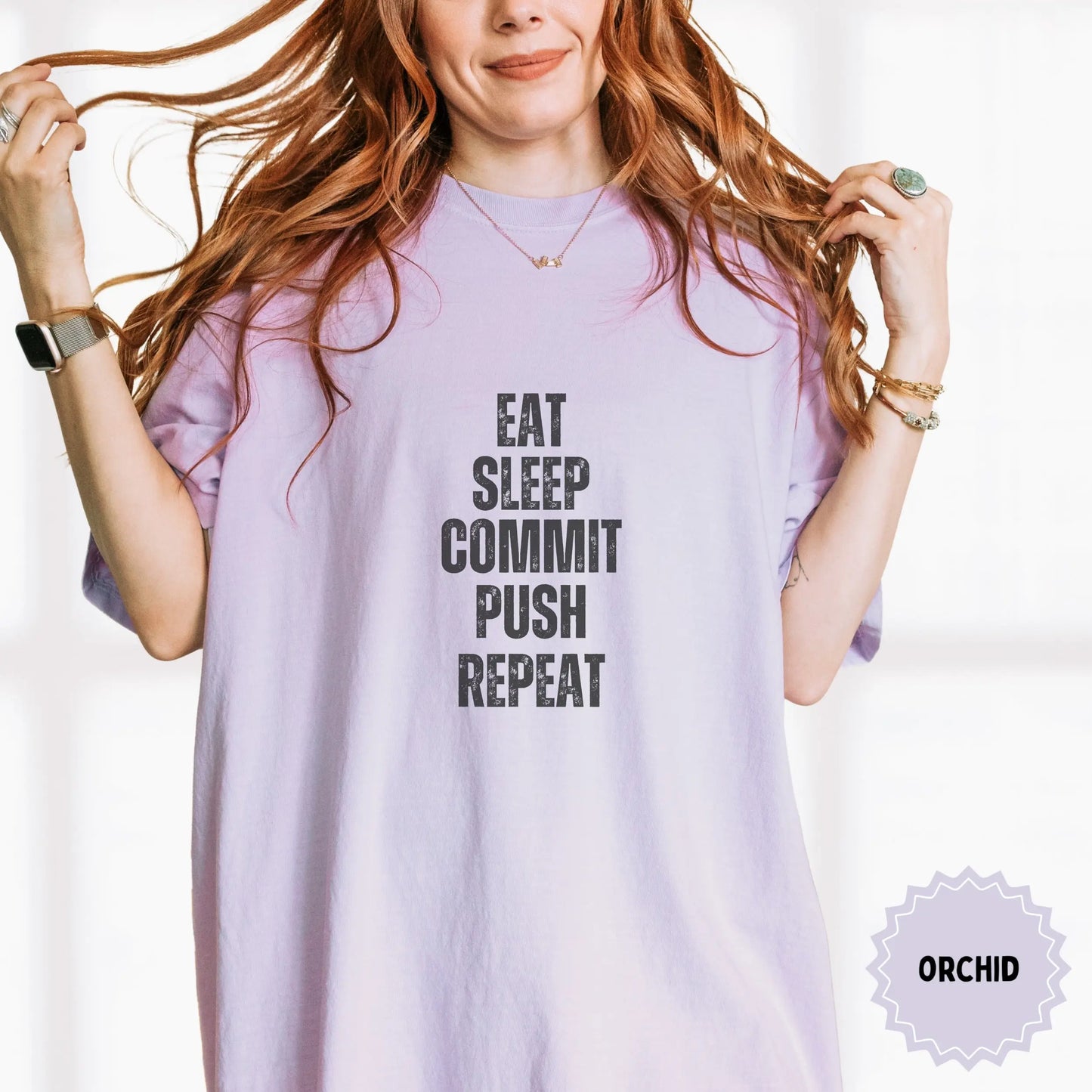 Eat Sleep Commit Push Repeat Graphic Shirt