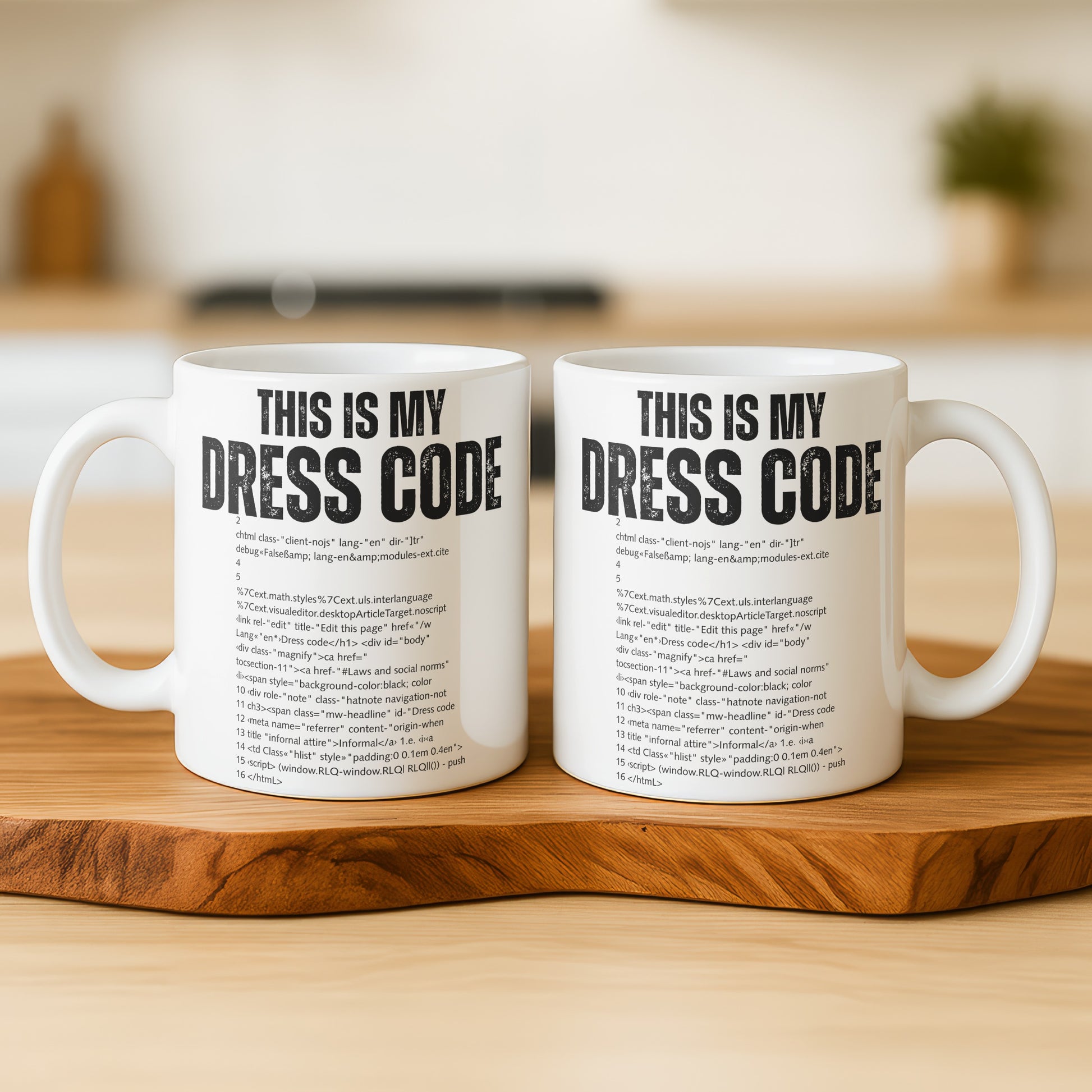 This Is My Dress Code Funny Mug For Programmers