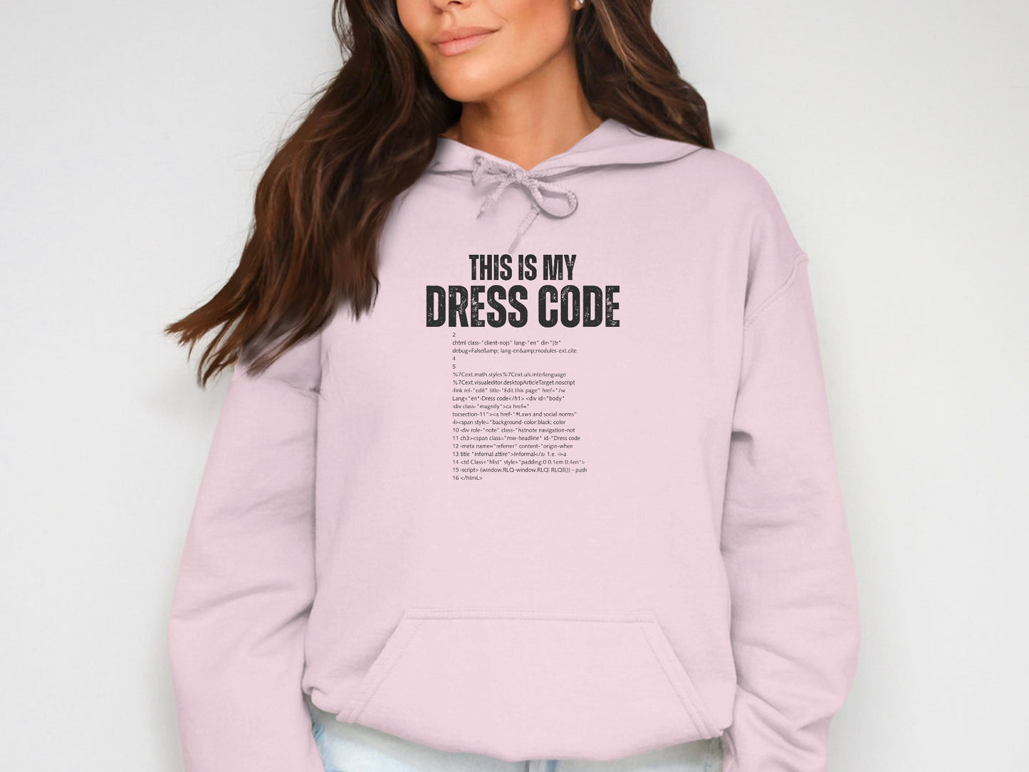 This Is My Dress Code Hoodie Statement Hoodie