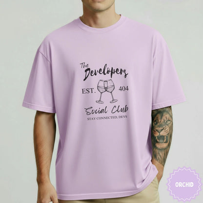 The Developers Social Club EST. 404 Orchid T-Shirt