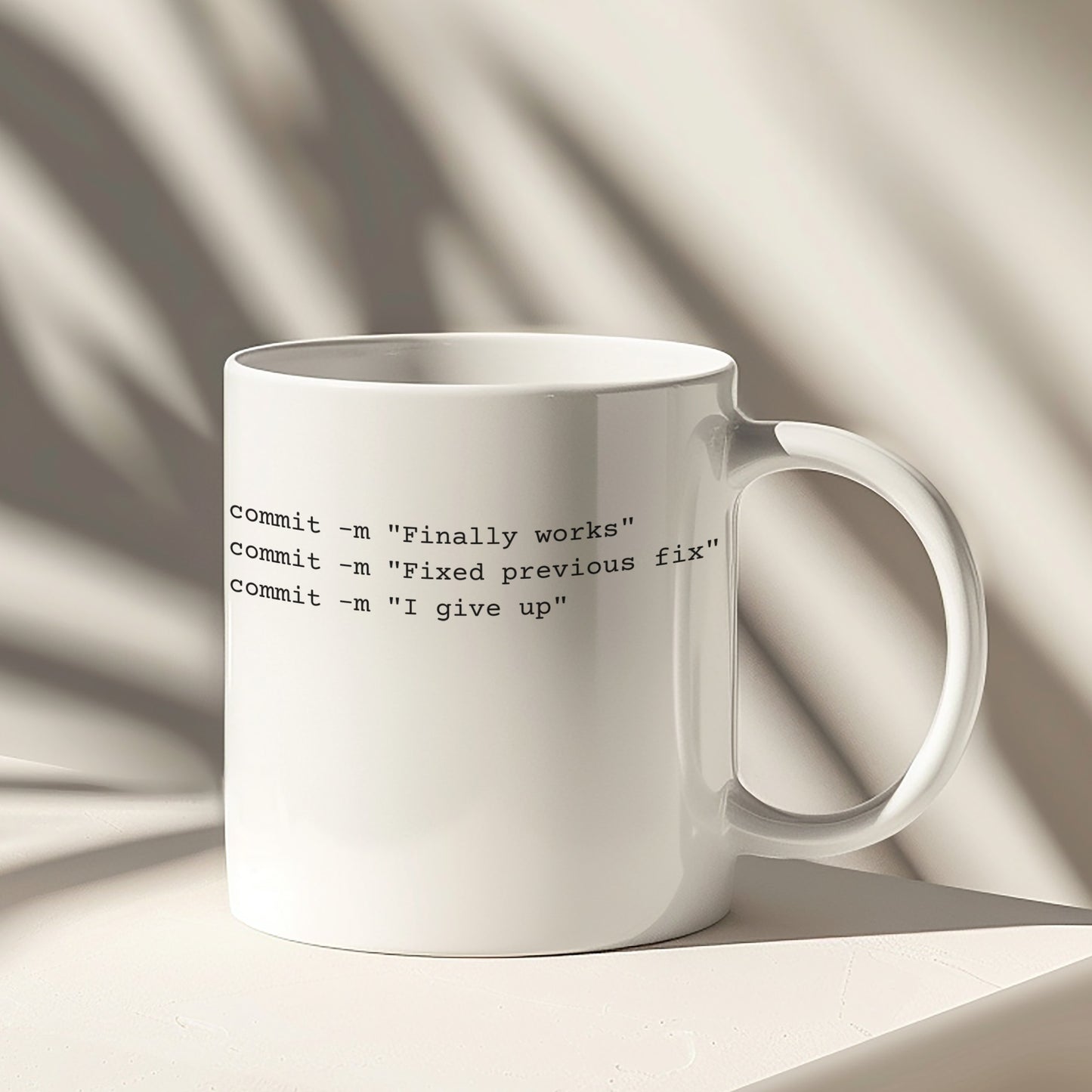Funny Programmer Command Code Print Mug for Coffee