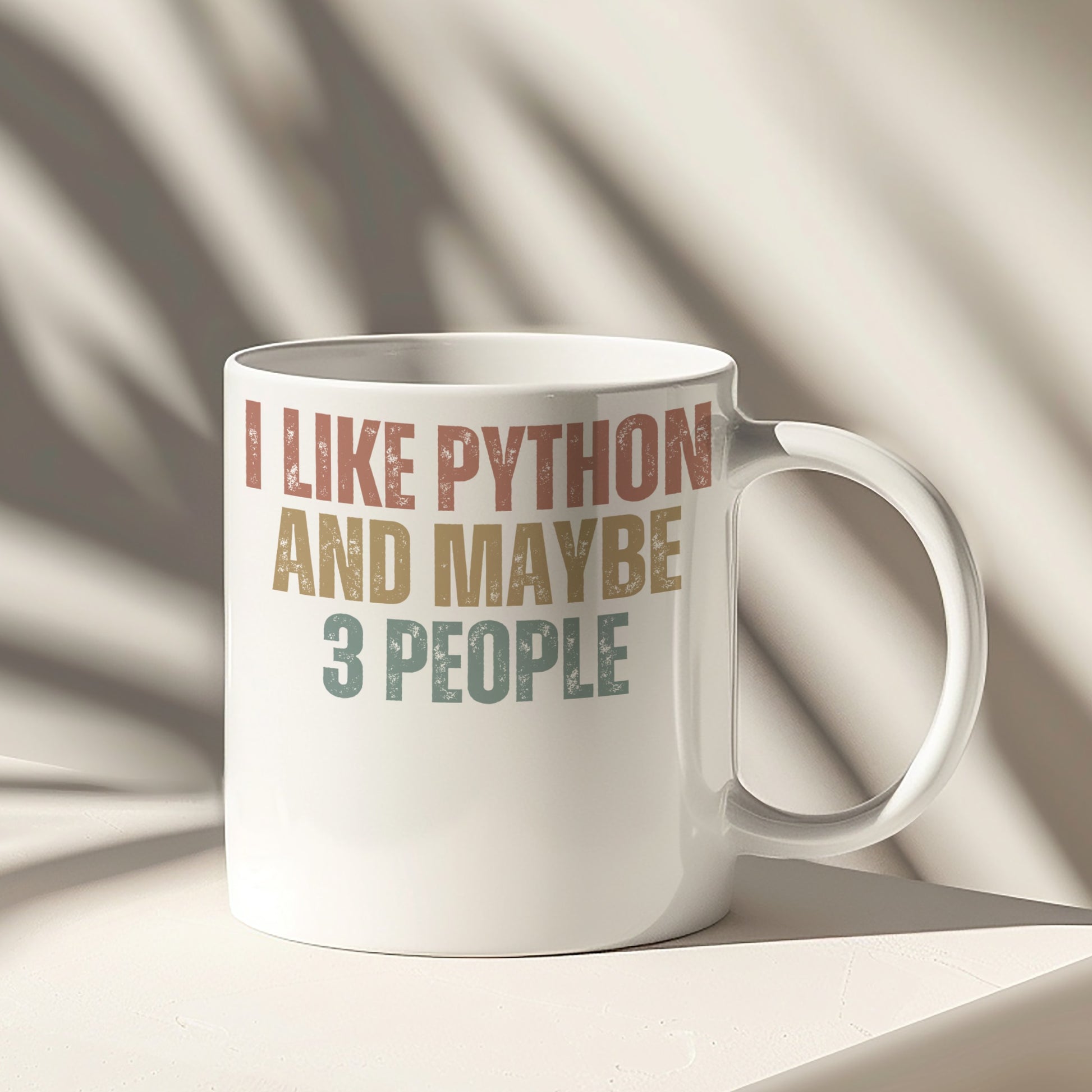 I Like Python And Maybe 3 People Funny Mug Product