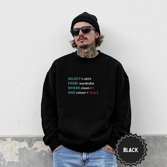 Select T-shirt From Wardrobe Geek Statement Sweatshirt