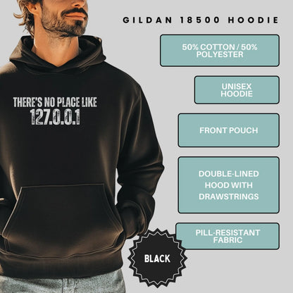There's No Place Like 127.0.0.1 Unisex Hoodie