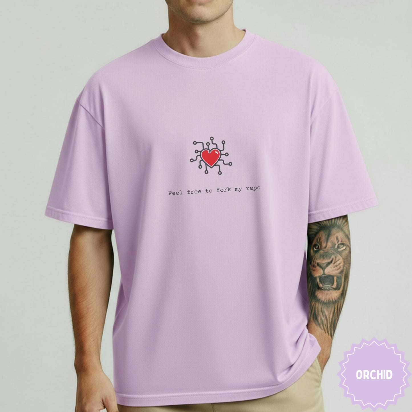Feel Free to Fork My Repo Orchid T-shirt