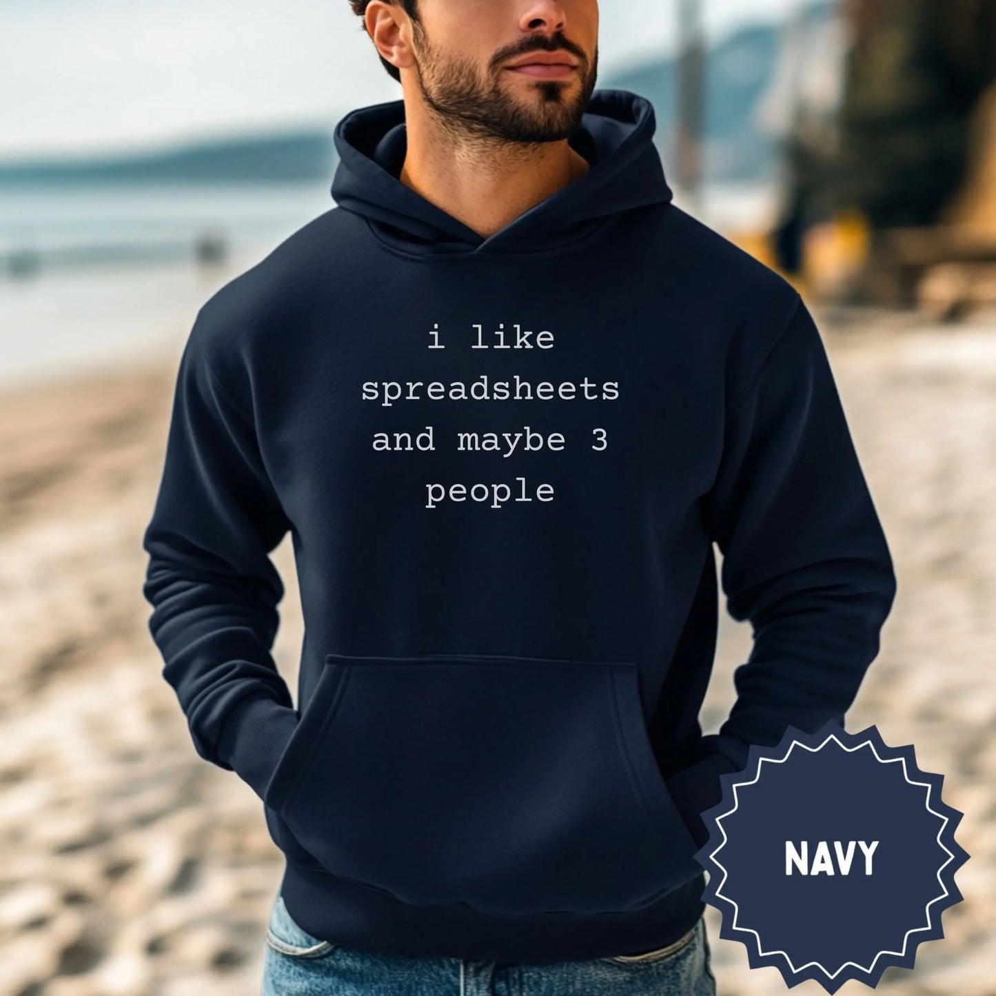 I Like Spreadsheets And Maybe 3 People Hoodie