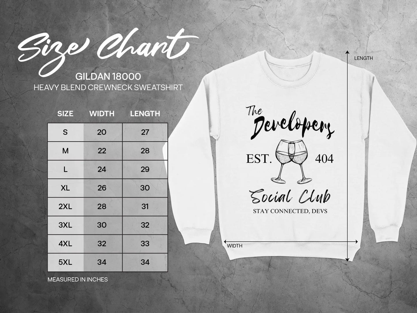 The Developers Social Club Gildan 18000 Sweatshirt