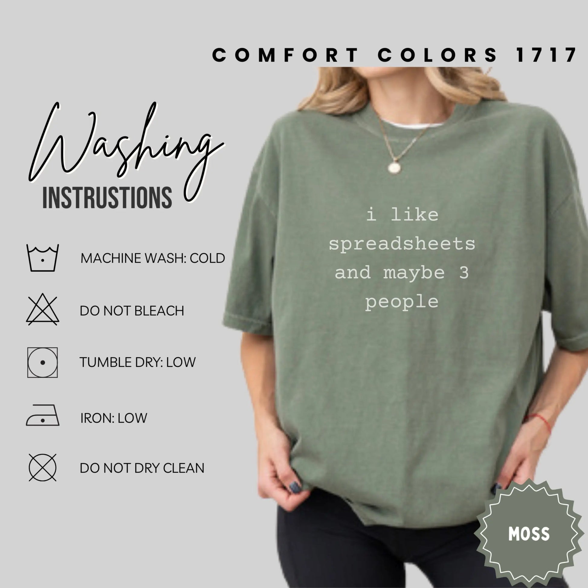 I Like Spreadsheets and Maybe 3 People T-Shirt