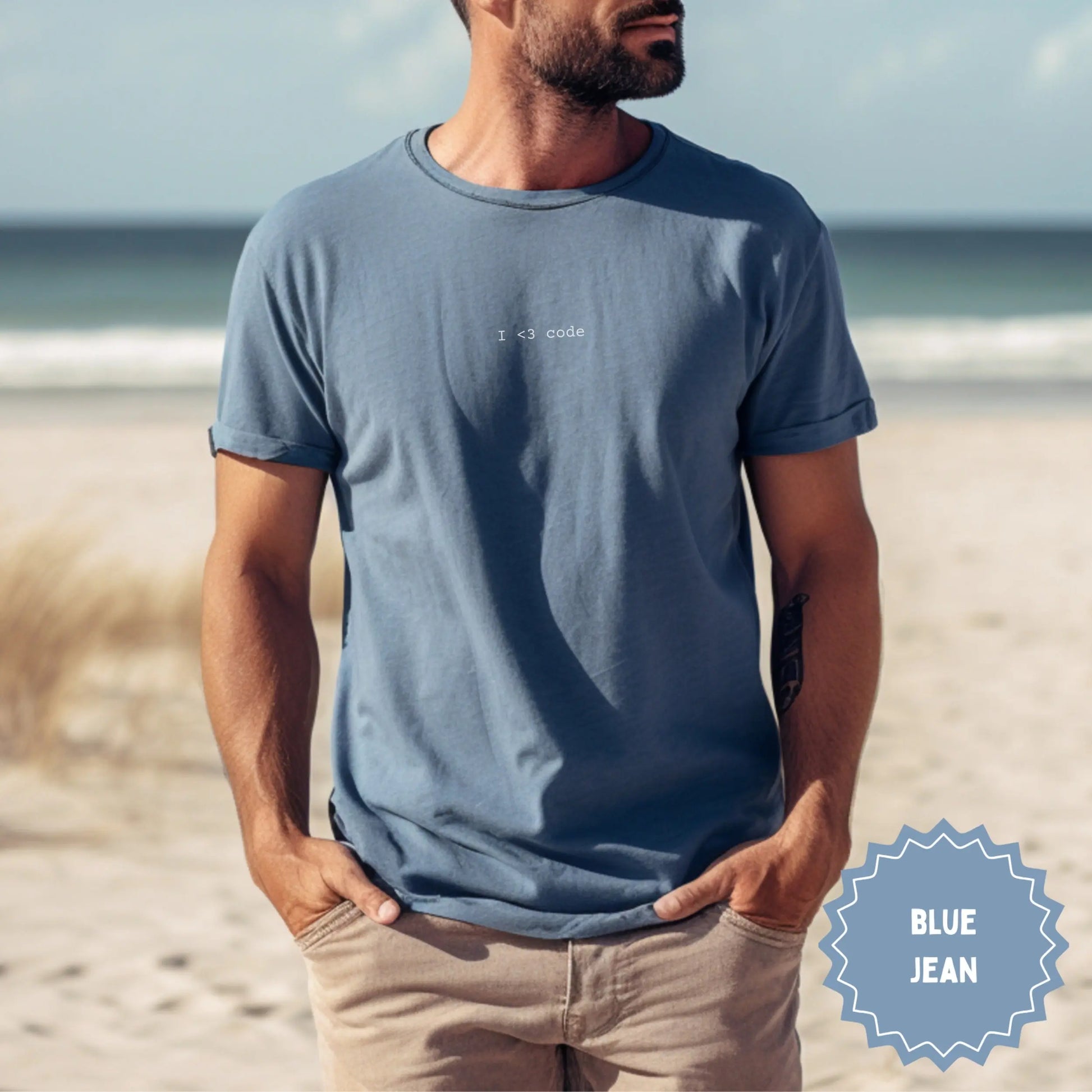 I <3 Code Blue Jean Graphic Tee