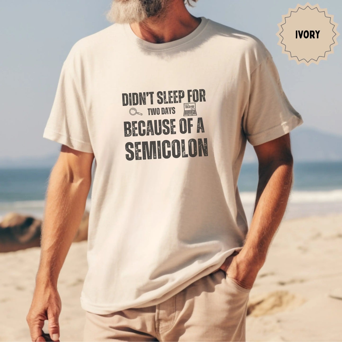 Didn't Sleep For Two Days Because Of A Semicolon Shirt
