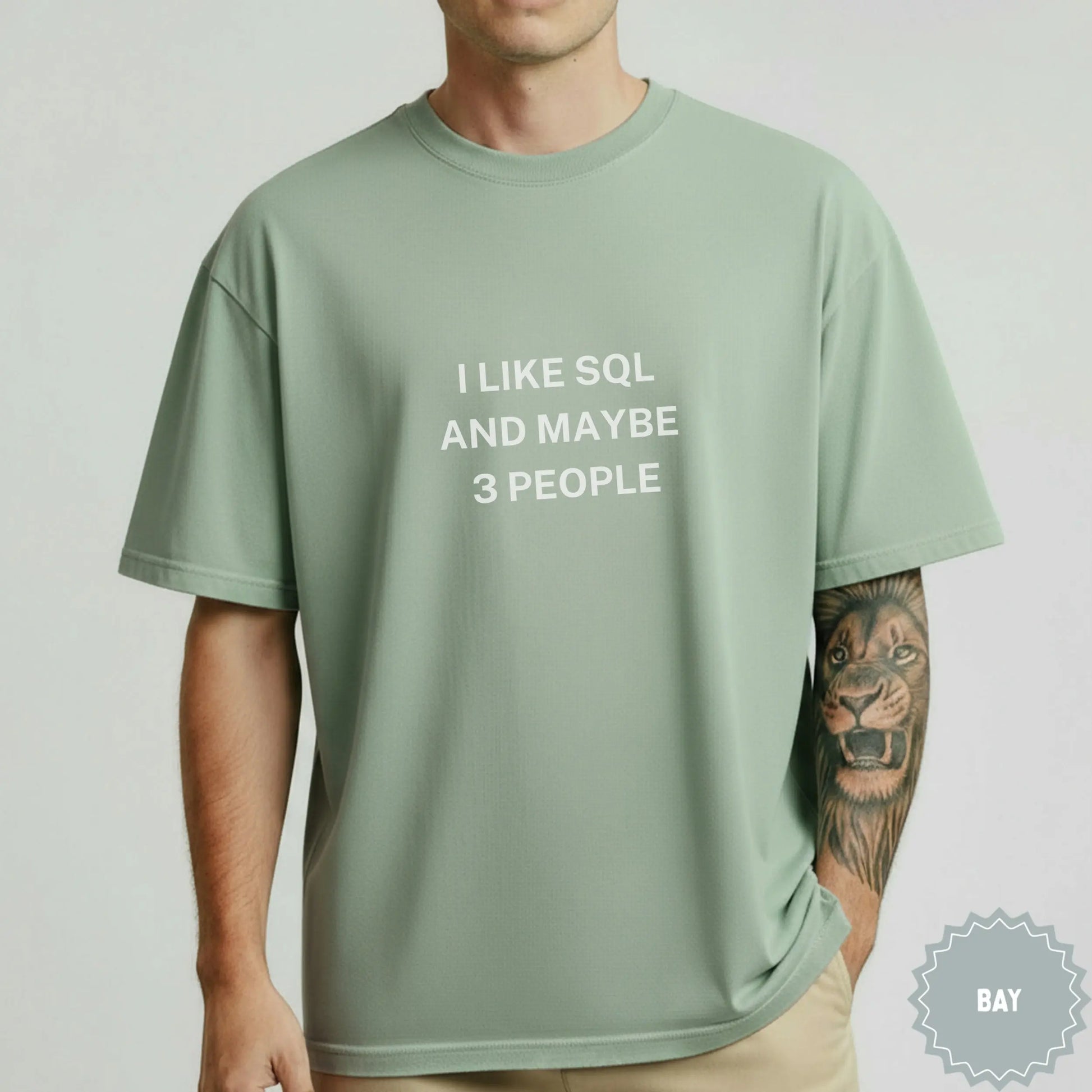 I Like SQL And Maybe 3 People Graphic T-Shirt
