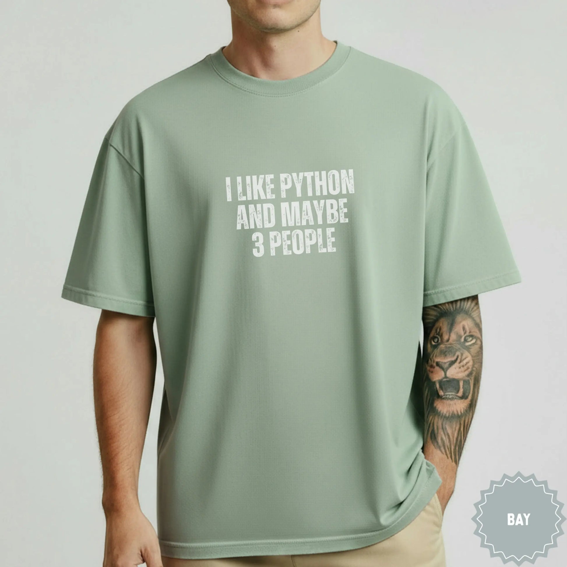 I Like Python and Maybe 3 People Statement Shirt
